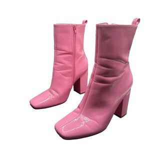 Steve Madden Hot Pink Ankle Boots Women’s Size 7.5 LuLu's